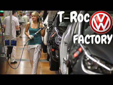 Volkswagen T-Roc🚔 Manufacturing tour {Assembly} Production line➕T-Cross crash test