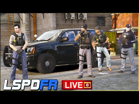 GTA 5 [LSPDFR LIVE 🔴] - Gang Unit with 3 partners