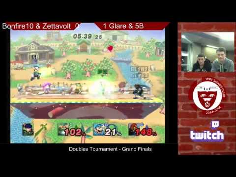 WPI Project M Doubles Grand Finals - bonfire10 + ZettaVolt vs. Glare + 5B