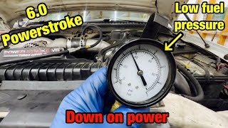 6.0 Powerstroke low fuel pressure