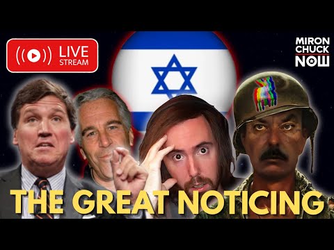 The Great NOTICING with Tucker Carlson & Asmongold | Goat Stream LIVE