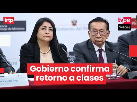 Gobierno anuncia retorno a clases presenciales en Lima y Callao tras mejorar crisis energética