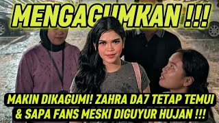 Download lagu MORE ADMIRED! ZAHRA DA7 STILL MEETS & GREETS FANS DESPITE THE RAIN!!! mp3