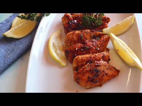 Garlic lemon and herb chicken breasts