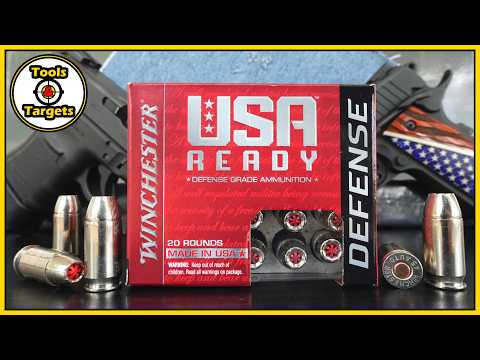 Are You Really READY?...Winchester USA Ready .45 ACP Self-Defense AMMO Ballistic Gel Test!