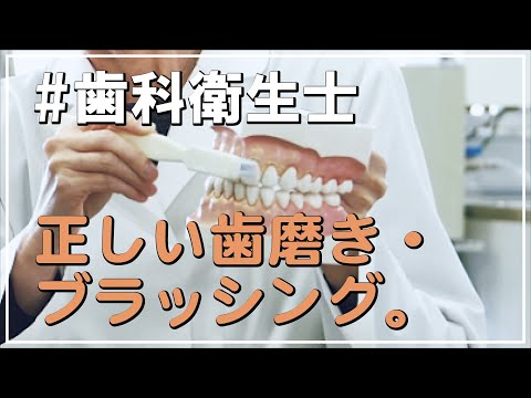 まちがったブラッシング、正しいブラッシング（予告編）