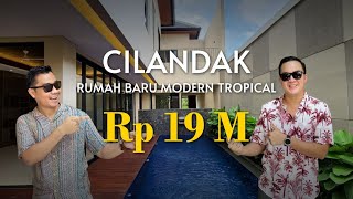 CILANDAK - BRAND NEW HOUSE DESAIN TROPICAL, SWIMMING POOL NYA RESORT BANGET !! HARGA RP 19 MILIAR