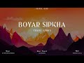 BOYAR SIPKHA TRACK LYRICS WEDDING SONG DEBBARMA JAMES