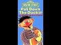 Opening To Sesame Street Put Down The Duckie 1996 VHS 1999 Reprint