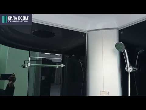 Распаковка Душевая кабина PROFLINE 8401 В (100x100) белый глубокий поддон, тонированное/черное стекл
