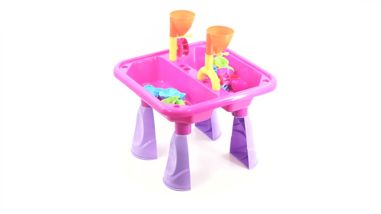 Pink Sand and Water Table Garden Sandpit Play Set