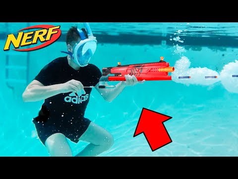 UNDERWATER NERF GUN MOD! (NERF MOD) Video