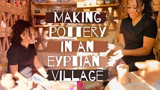EGYPT TRAVEL VLOG | Making Pottery in an EGYPTIAN Desert Village