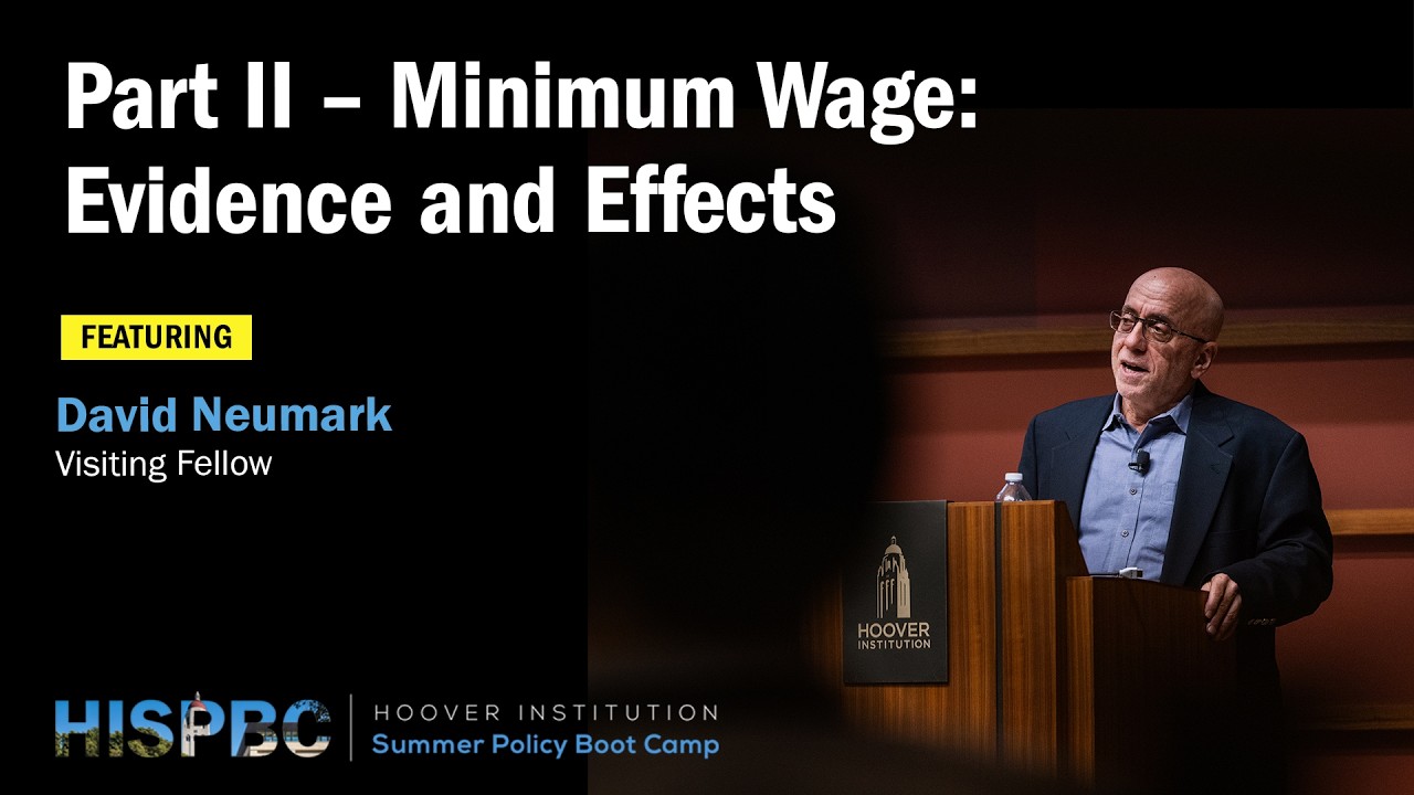 Minimum Wage: Evidence and Effects | David Neumark | HISPBC