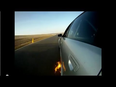 034Motorsport Time Attack A4 Lapping Thunderhill, with Fireballs