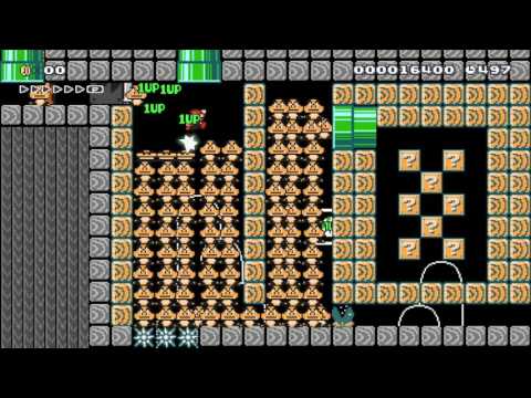 Super Mario Maker: This is what a one screen level really looks like