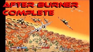 After Burner Complete playing on the 32X