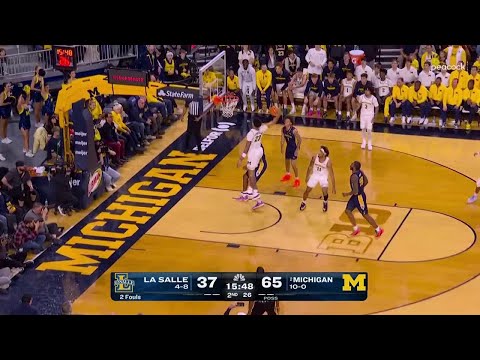 Wolverine BLOCK & Transition JAM vs. La Salle | Michigan Basketball