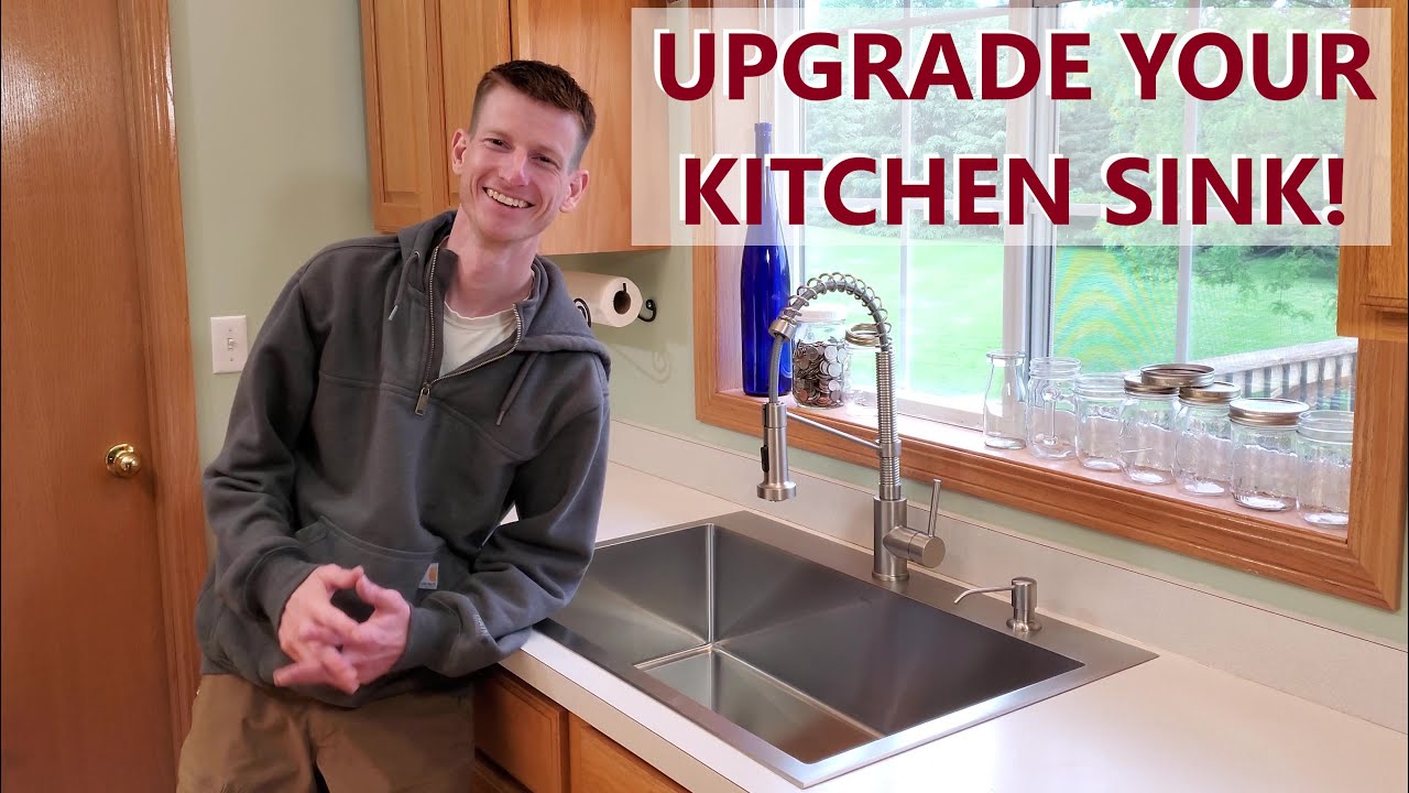 Watch video Upgrade Your Kitchen Sink! DIY Replacement! Now Upgrade Your Kitchen Sink! DIY Replacement!
