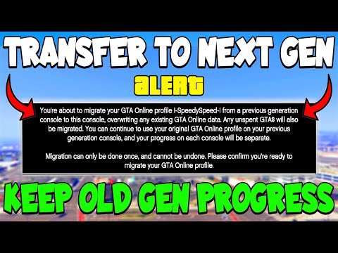 How To TRANSFER CHARACTER From OLD GEN To NEXT GEN GTA ONLINE! (GTA 5 Character Migration)