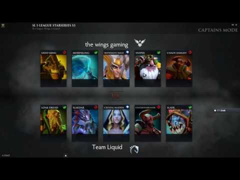 Liquid vs Wings StarLadder i-League StarSeries Season 3 Game 1 | Wings Gaming vs Team Liquid |