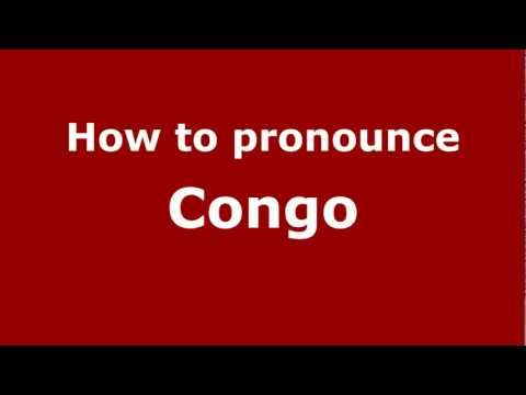 How to pronounce Congo