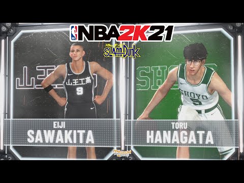 NBA 2K21 SlamDunk Anime Mod Gameplay - Sannoh vs Shoyo