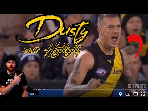 American Reacts To Dustin Martin 2017 Highlights (THIS GUY IS UNSTOPPABLE)