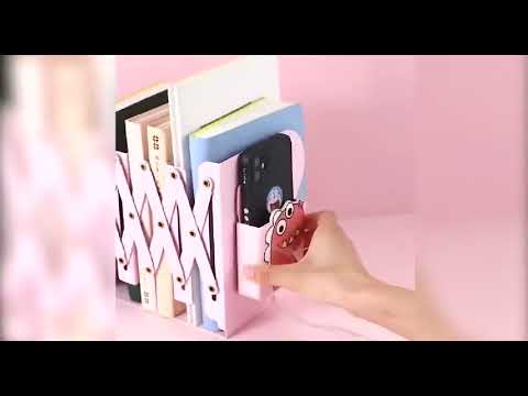 Baby pink metal expandable bookends 6668 (4 colours), size: ...