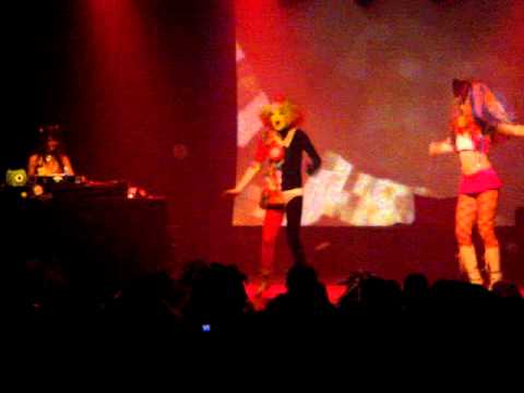 DJ Rinaneko with Go-Go Dancer at La Machine du Moulin Rouge in Paris