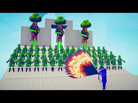 CACTUS ARMY + TREE GIANT vs EVERY GOD - Totally Accurate Battle Simulator TABS
