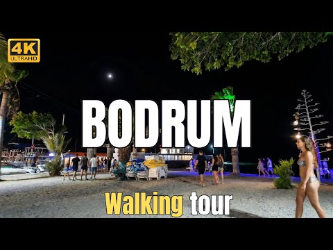 Turgutreis-Spaziergang 🇹🇷 Bodrums Küstenstadt und Yachthafen (4K 60fps)