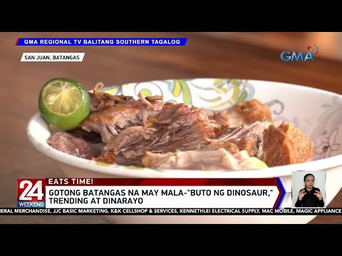 Gotong Batangas na may mala-"buto ng dinosaur," trending at dinarayo 24 Oras Weekend