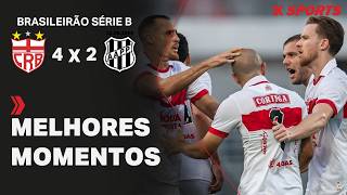 CRB 4 X 2 PONTE PRETA | BRASILEIRÃO SÉRIE B | MELHORES MOMENTOS