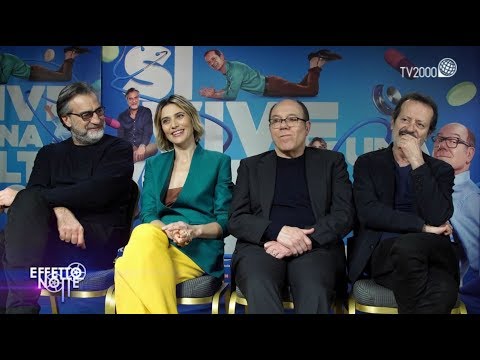 I protagonisti di ‘Si vive una volta sola’ a Effetto Notte