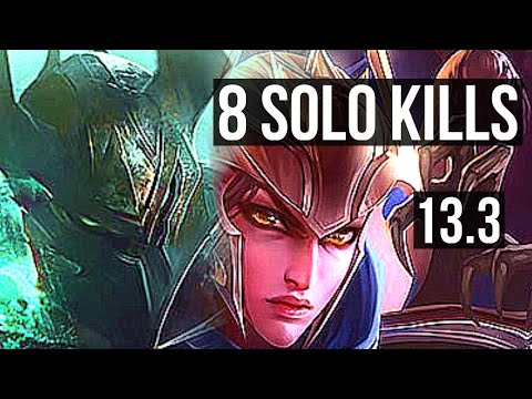MORDE vs QUINN (TOP) | 8 solo kills, 500+ games | EUW Challenger | 13.3