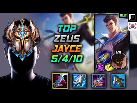 Zeus Jayce Top vs Malphite - 제우스 탑 제이스 월식 선제공격 - LOL KR 12.9