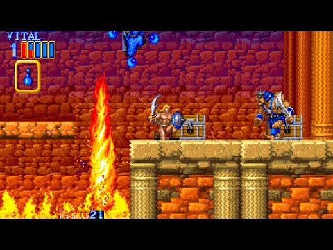 Magic Sword Longplay (Arcade) [4K]