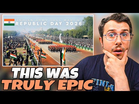 Reacting to the Indian Army Hell March 2026 🇮🇳😳 | Republic Day Parade