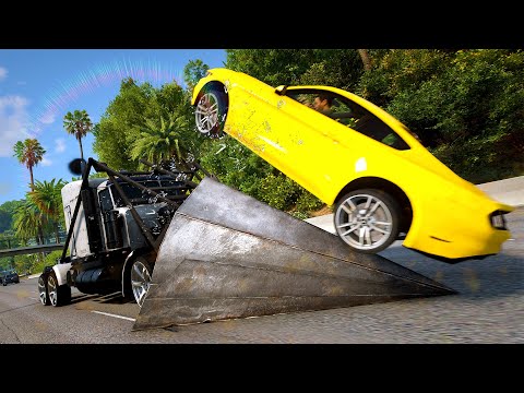 GTA 5 Crazy Phantom Wedge Car Crashes Ep.1