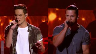 Adam Spain Mostina vs Scott Newnham - Love Runs Out | The Voice Australia 4 (2015) | Battle Rounds
