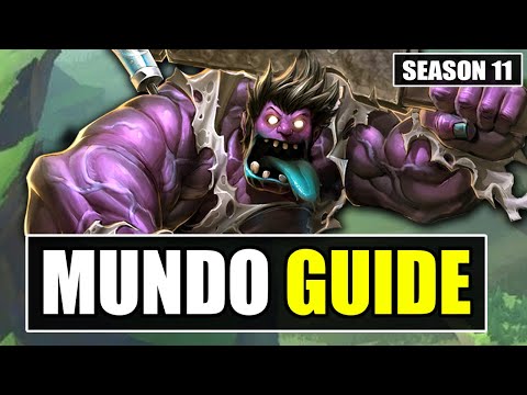 HOW TO PLAY MUNDO TOP SEASON 11 - (Best Build, Runes, Gameplay) - S11 Mundo Guide