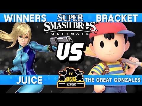 Smash Ultimate - Juice (ZSS) vs The Great Gonzales (Ness) - CNB 172 Winners Bracket