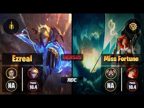 Jensen EZREAL (ADC) [Lethal Tempo] VS MISS FORTUNE - Challenger NA Patch 10.4