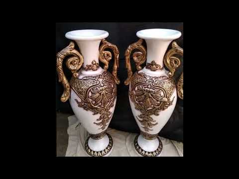 Fiber designer decorative vases, size: medium, shape: bottle...