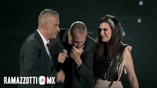 Video thumbnail of "Entre Tú Y Mil Mares - Eros Ramazzotti, Laura Pausini & Biagio Antonacci"