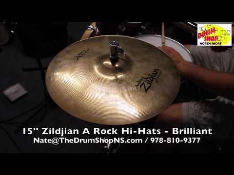 Zildjian A Rock Hi-Hats 15'' - The Drum Shop North Shore