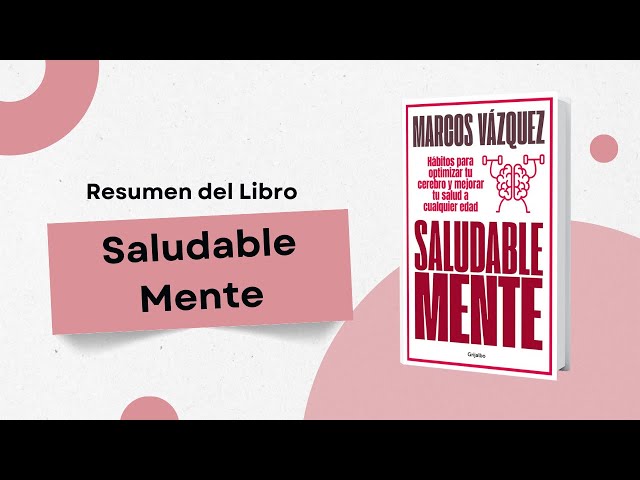 Vídeo relacionado con Saludable mente: Hábitos para optimizar tu cerebro y mejorar tu salud a cualquier edad