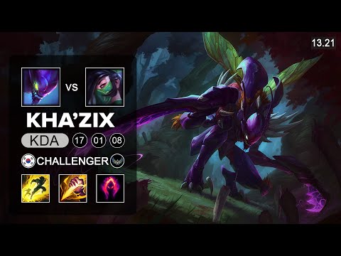 Kha'Zix vs Graves Jungle   KR Challenger   Patch 13 21 Season 13