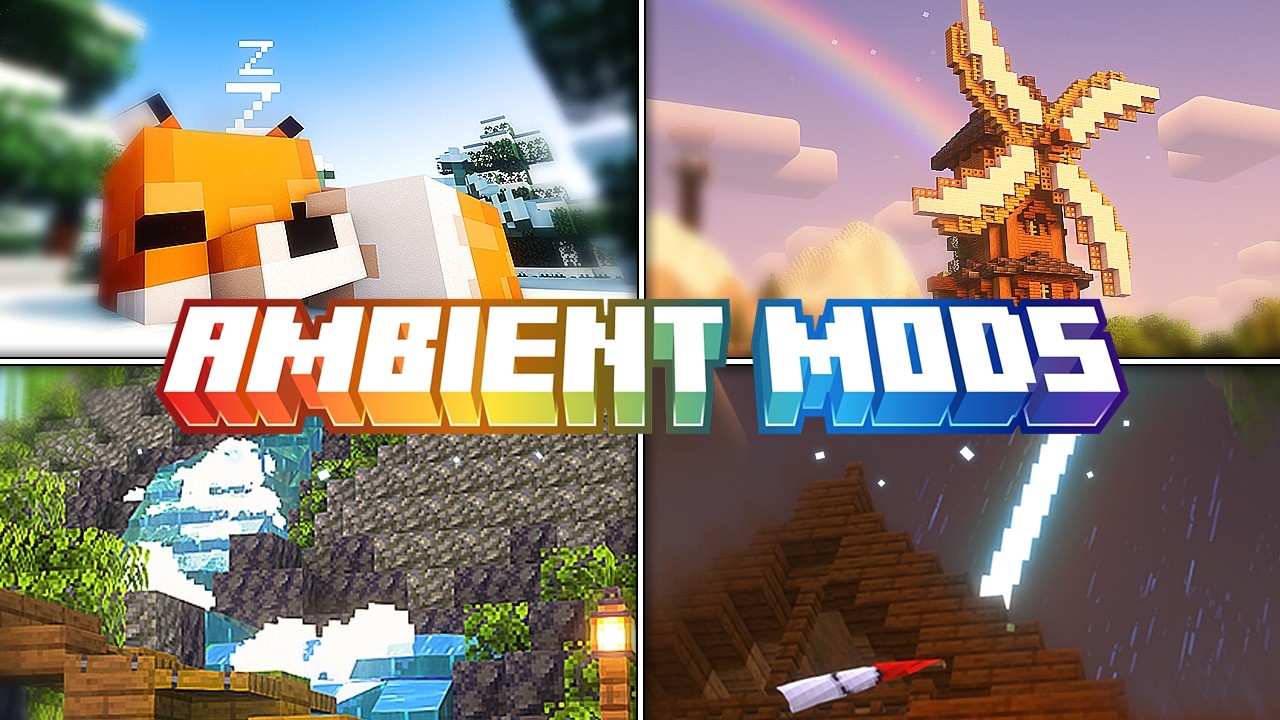 TOP 15 Audio & Ambient Minecraft Mods 1.21+ / 1.20.1 [Forge & Fabric]